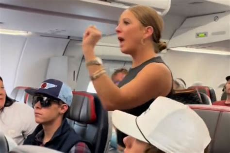 Tiffany Gomas has taken to the skies again after her viral airplane meltdown – hopping on a flight from Dallas to New York on which she playfully recreated her infamous finger wag. The self ...
